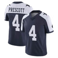 D.Cowboys #4 Dak Prescott Player Navy-White Limited Alternate Vapor Untouchable Home Game Qdoa Stitched Jerseys