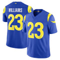 LA.Rams #23 Kyren Williams Player Royal Limited Vapor F.U.S.E. Qdoa Stitched Jerseys