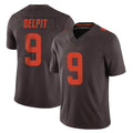 C.Browns #9 Grant Delpit Player Brown Limited Vapor F.U.S.E. Alternate Game Qdoa Stitched Jerseys