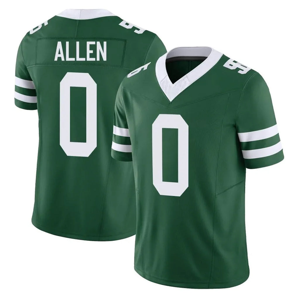 NY.Jets #0 Braelon Allen Player Green Legacy Limited Vapor F.U.S.E. Home Game Qdoa Stitched Jerseys