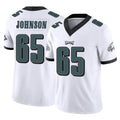 P.Eagles #65 Lane Johnson Player White Limited Vapor F.U.S.E. Home Game Qdoa Stitched Jerseys