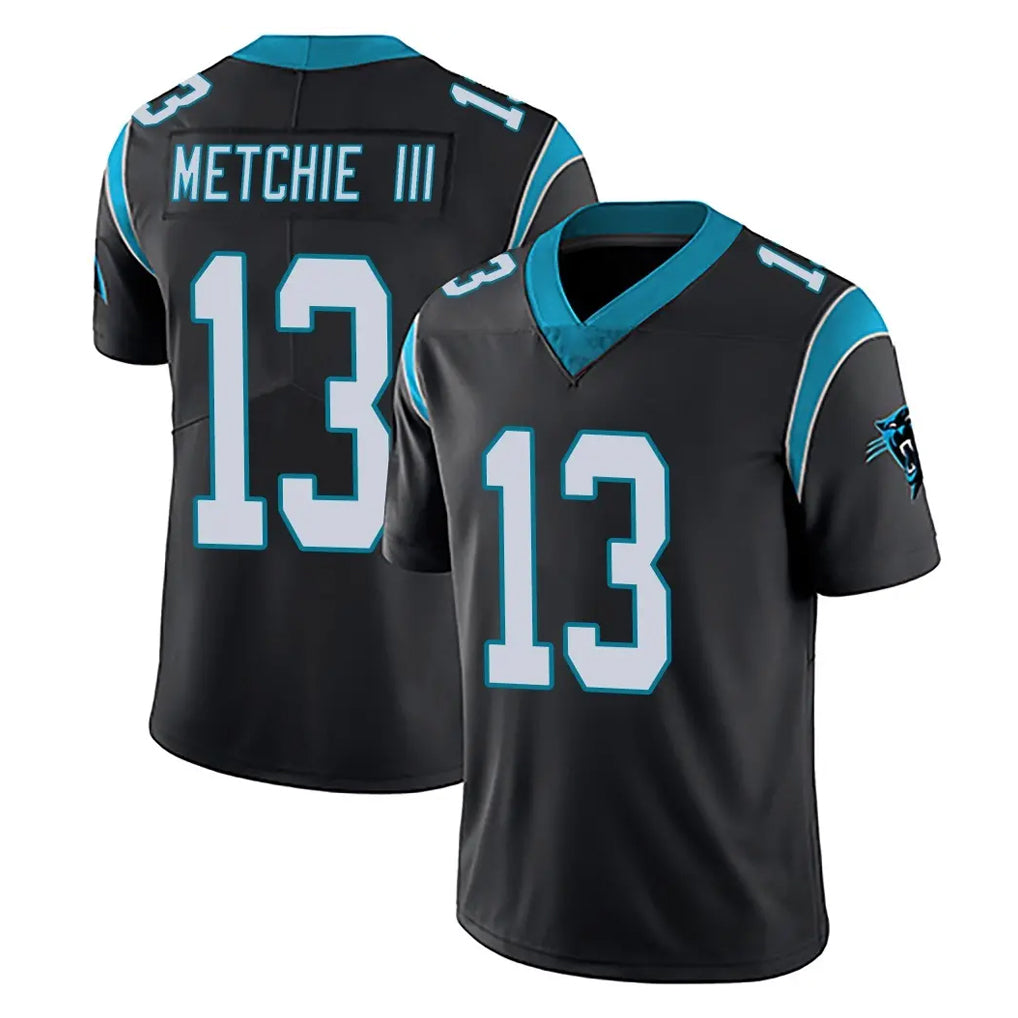 C.Panthers #13 John Metchie III Player Black Vapor Untouchable Limited Game Qdoa Stitched Jerseys