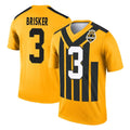 P.Steelers #3 Jaquan Brisker Player Gold Legend Limited 1933 Throwback Performance Home Game Qdoa Stitched Jerseys