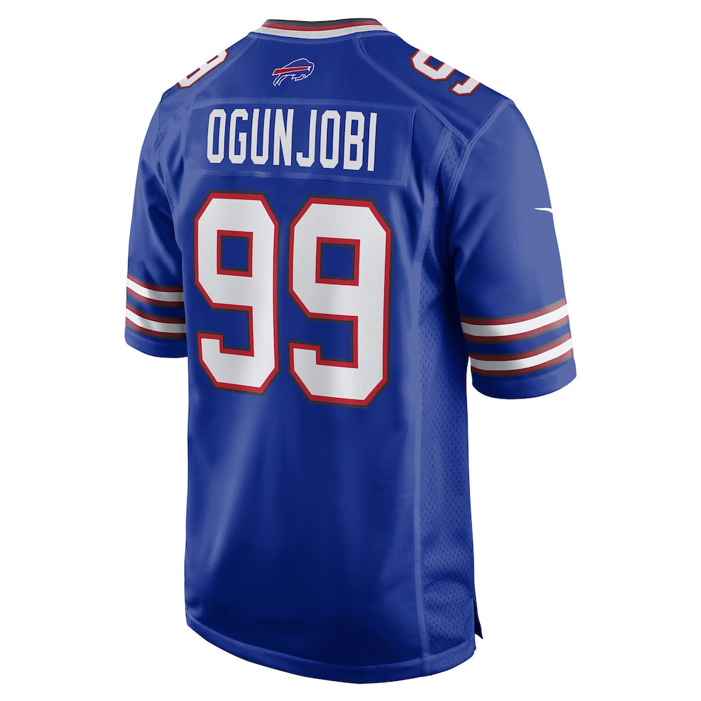 Qdoa B.Bills #99 Larry Ogunjobi Royal Team Game Jersey