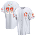 SF.Giants #38 Robbie Ray Player White City Connect Home Game Qdoa Stitched Jerseys