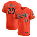 B.Orioles #29 Samuel Basallo Player Orange Limited Elite Home Game Qdoa Stitched Jerseys