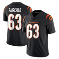 C.Bengals #63 Dylan Fairchild Player Black Vapor Untouchable Limited Home Game Qdoa Stitched Jerseys