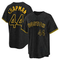 B.Red Sox #44 Aroldis Chapman Player Black Snake Skin City Home Game Qdoa Stitched Jerseys