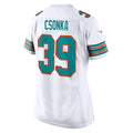 Qdoa M.Dolphins #39 Larry Csonka White Retired Player Jersey