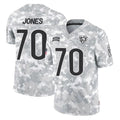 C.Bears #70 Braxton Jones Player Arctic Camo Salute to Service Limited Qdoa Stitched Jerseys