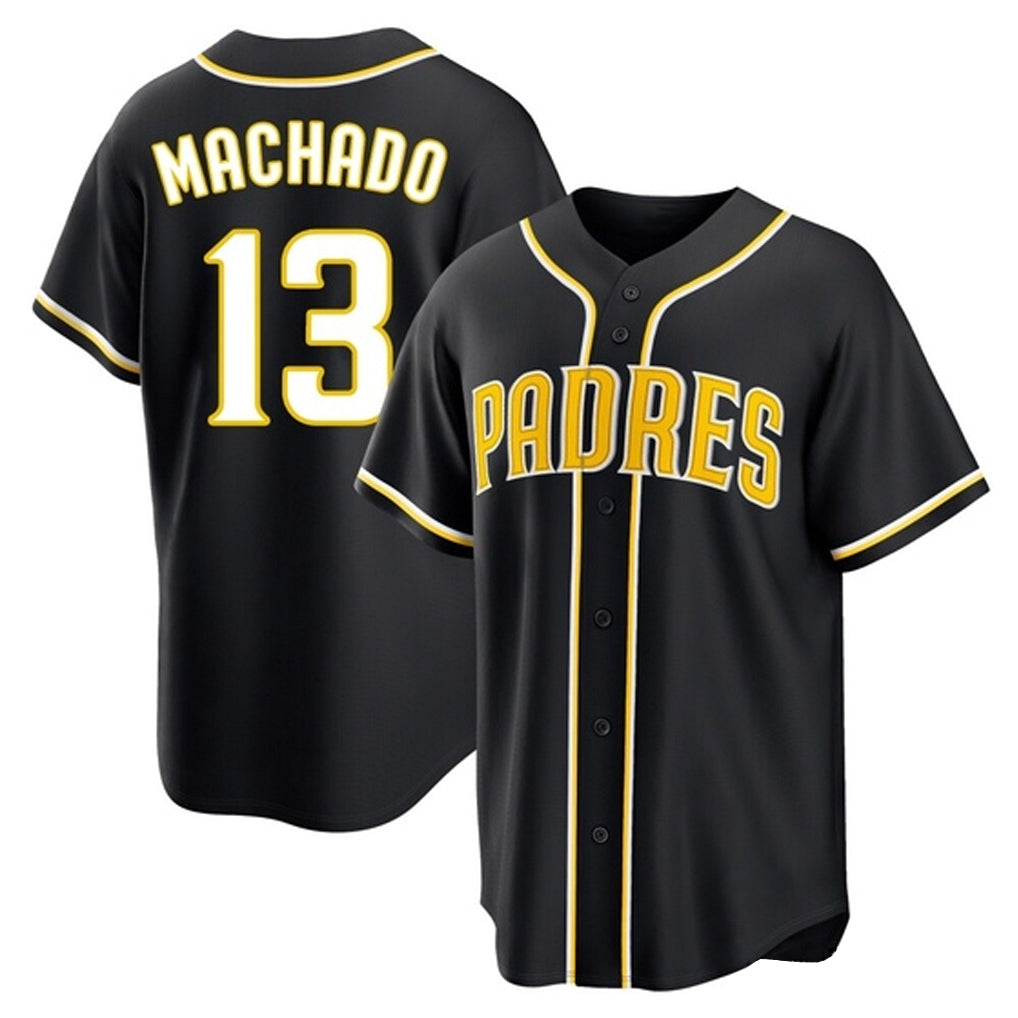 S.Diego Padres #13 Manny Machado Player Black 2026 Fashion Home Qdoa Stitched Jerseys