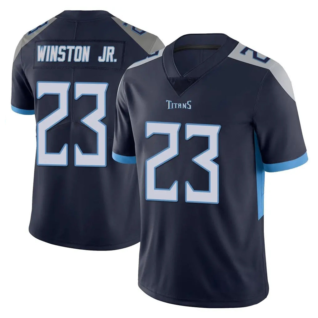T.Titans #23 Kevin Winston Jr. Player Navy Limited Vapor Untouchable Home Game Qdoa Stitched Jerseys