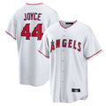 LA.Angels #44 Ben Joyce Player White Home Game Qdoa Stitched Jerseys