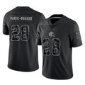 C.Browns #28 Emmanuel McNeil-Warren Player Black Reflective Home Game Qdoa Stitched Jerseys