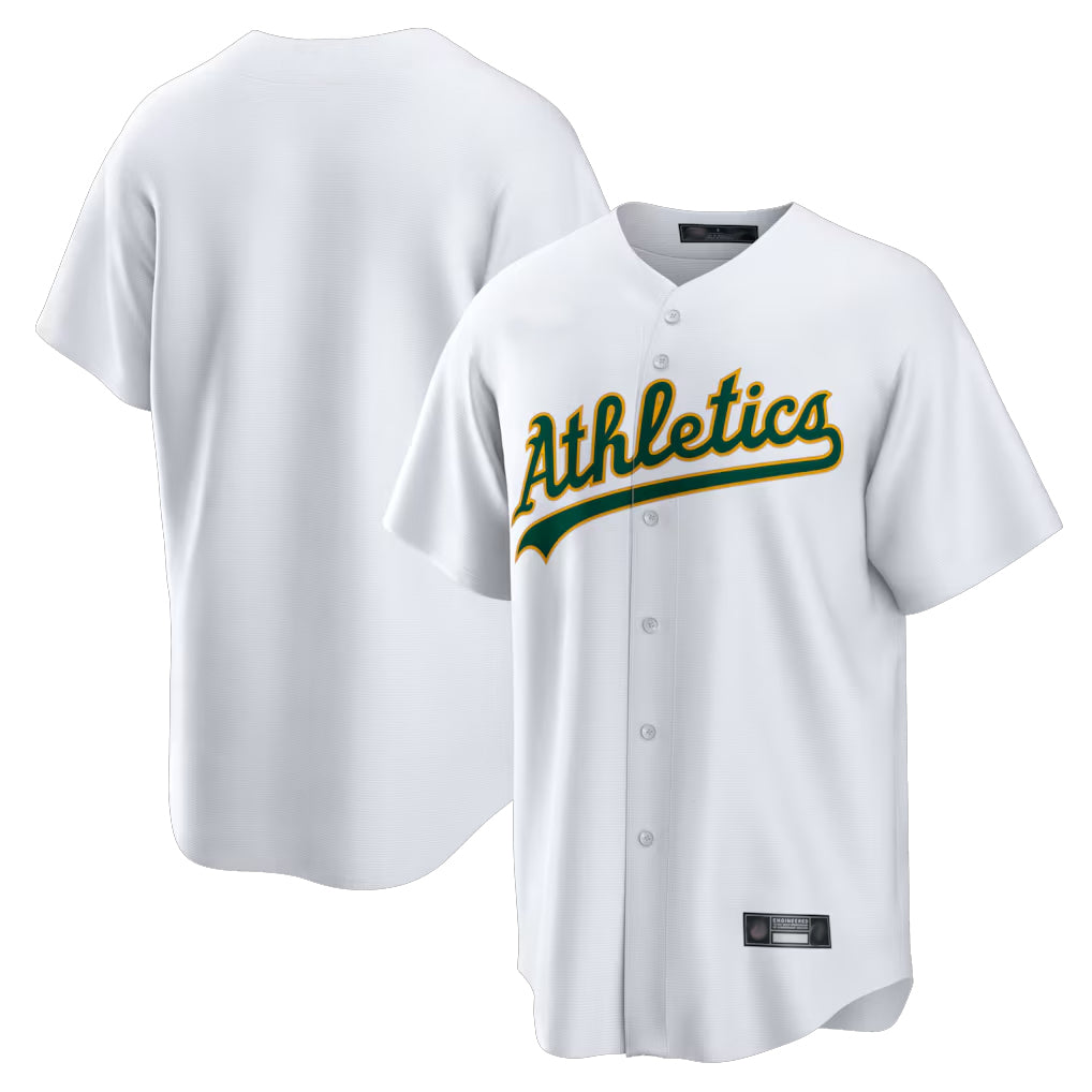 Athletics ## Athletics Blank Player White Home Game Qdoa Stitched Jerseys
