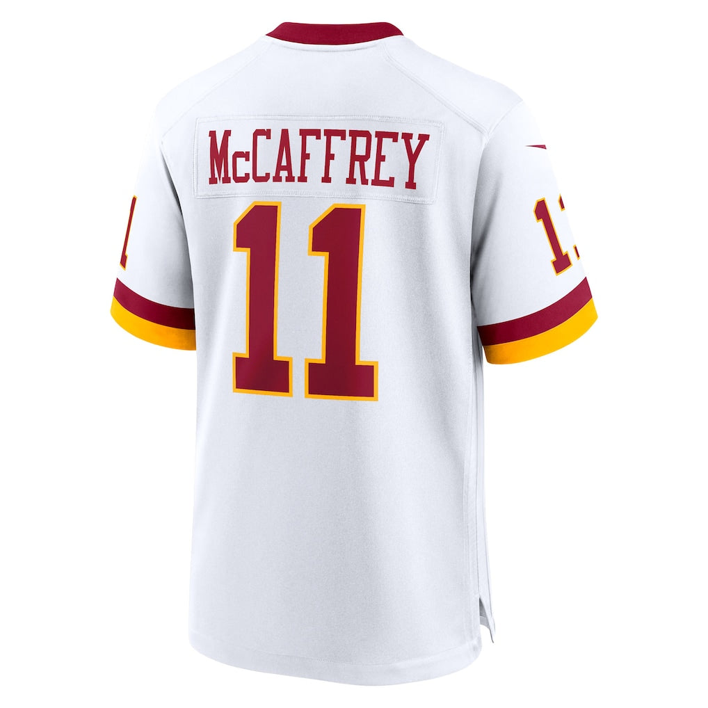 Qdoa W.Commanders #11 Luke McCaffrey White Game Super Bowl Era Jersey