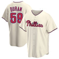 P.Phillies #59 Jhoan Duran Player Cream Home Game Qdoa Stitched Jerseys