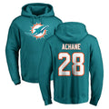 M.Dolphins #28 De'Von Achane Player Aqua LOGO Pullover Hoodies Limited Qdoa Stitched Jerseys