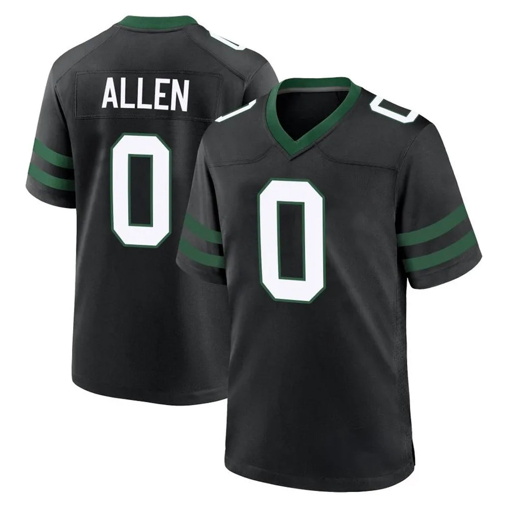 NY.Jets #0 Braelon Allen Player Black Legacy Home Game Qdoa Stitched Jerseys