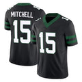 NY.Jets #15 Adonai Mitchell Player Black Limited Legacy Vapor F.U.S.E. Home Game Qdoa Stitched Jerseys