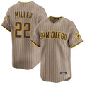 S.Diego Padres #22 Mason Miller Player Khaki Home Limited Qdoa Stitched Jerseys