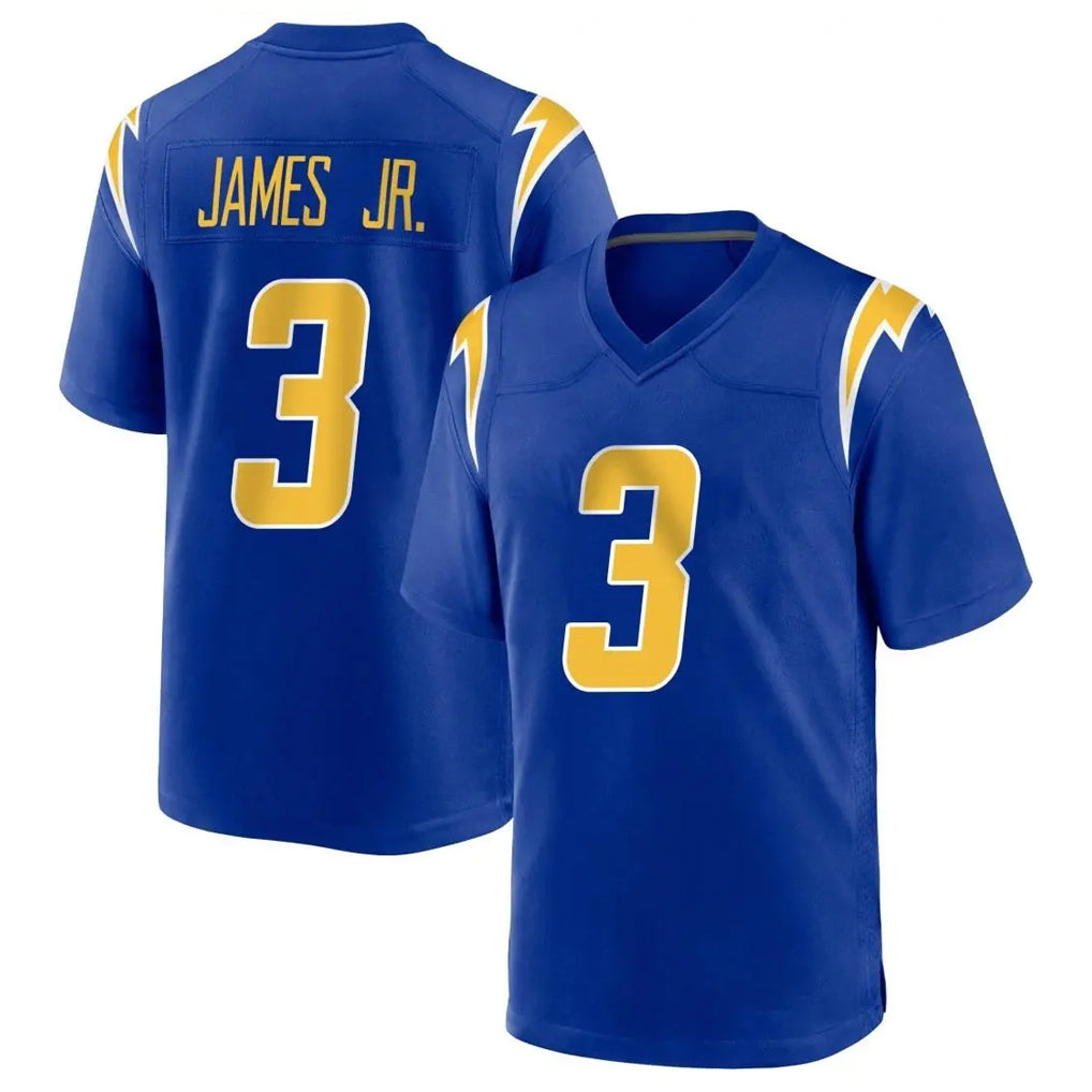 LA.Chargers #3 Derwin James Jr. Player Royal Home Game Qdoa Stitched Jerseys