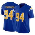 LA.Chargers #94 Dalvin Tomlinson Player Royal Limited Vapor F.U.S.E. Home Game Qdoa Stitched Jerseys
