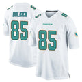 M.Dolphins #85 Greg Dulcich Player White Home Game Qdoa Stitched Jerseys
