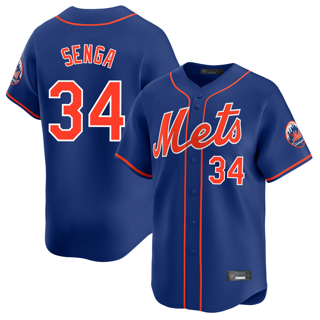 NY.Mets #34 Kodai Senga Player Royal Home Limited Qdoa Stitched Jerseys