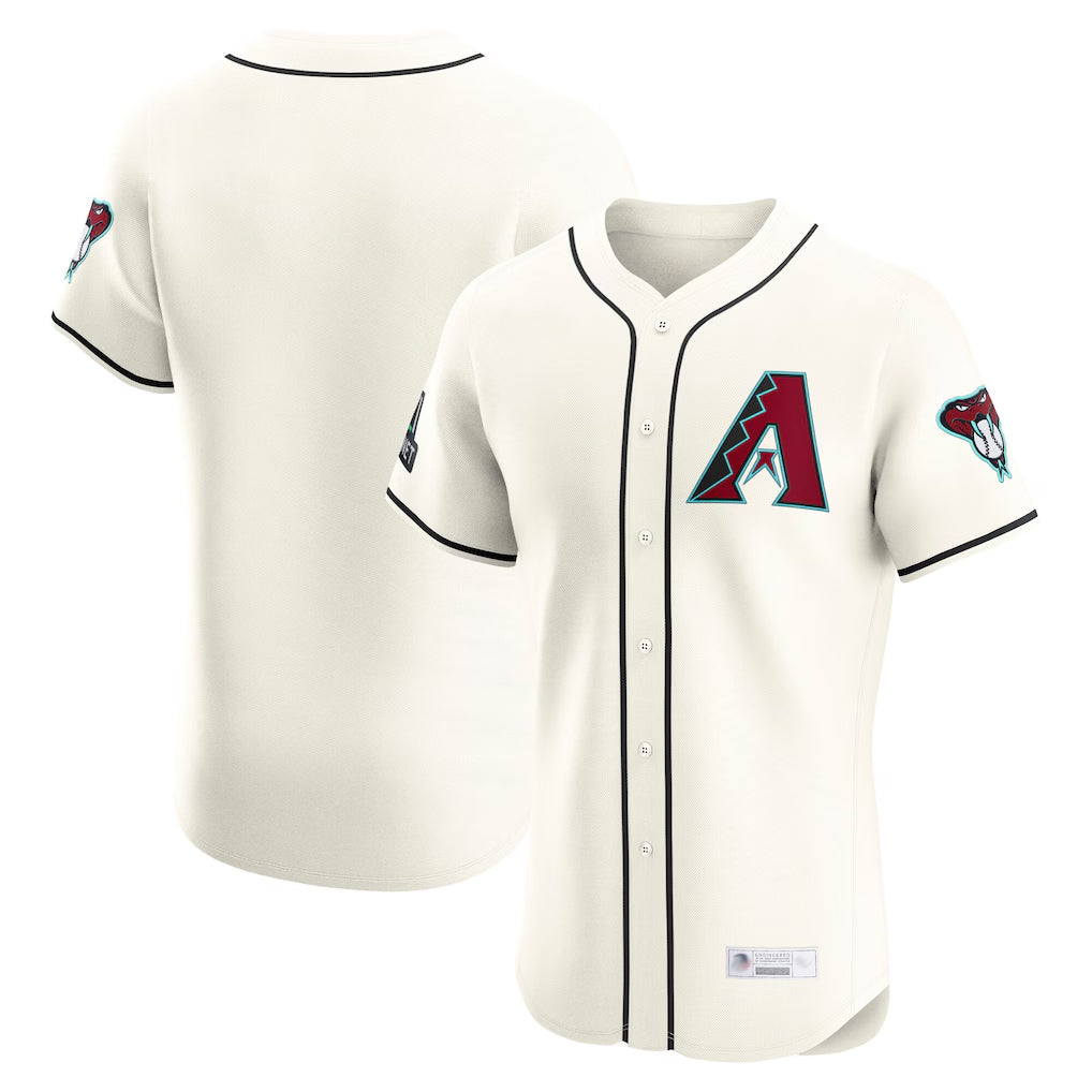 A.Diamondbacks ## Diamondbacks Blank Player Cream Limited Elite Home Game Qdoa Stitched Jerseys