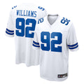 D.Cowboys #92 Quinnen Williams Player White Home Game Qdoa Stitched Jerseys