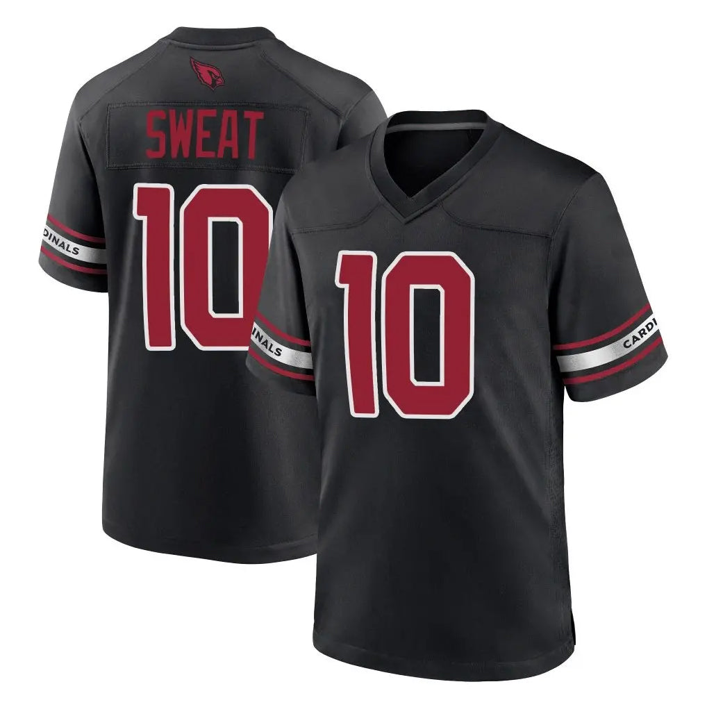 A.Cardinals #10 Josh Sweat Player Black Alternate Game Qdoa Stitched Jerseys
