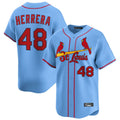 St. Louis Cardinals #48 Ivan Herrera Player Light Blue  Home Limited Qdoa Stitched Jerseys