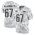 W.Commanders #67 Nick Allegretti Player Arctic Camo Limited Salute To Service Home Game Qdoa Stitched Jerseys