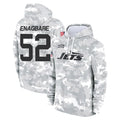 NY.Jets #52 Kingsley Enagbare Player Arctic Camo Salute to Service Pullover Hoodies Limited Game Qdoa Stitched Jerseys